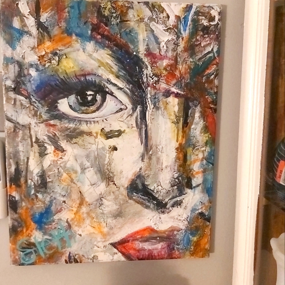 Acrylic painting